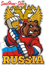 Russland Bär Aufkleber