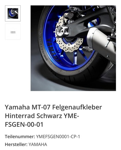 Original yamaha 07 - yamaha, mt-07