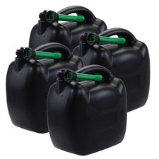4x Benzinkanister 20L schwarz