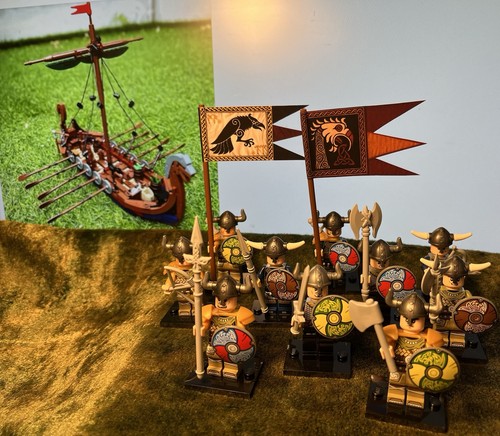 10x minis dark - dark, vikings