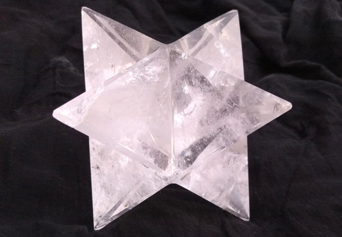 Bergkristall merkaba 5cm - bergkristall, 13,5cm
