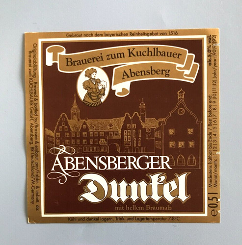 Altes bieretikett brauerei - altes, ,