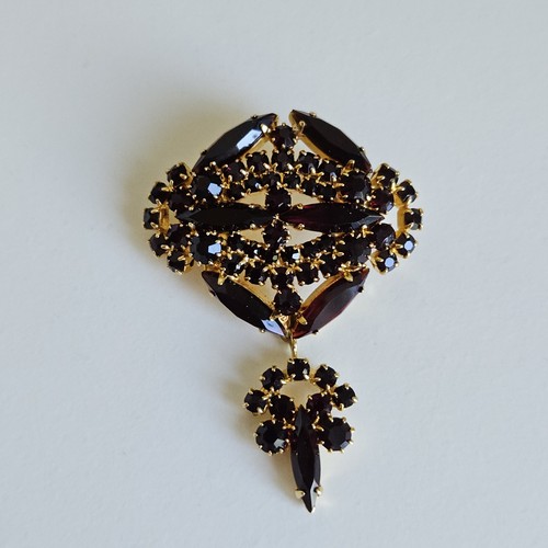 Vintage brosche mit - vintage,