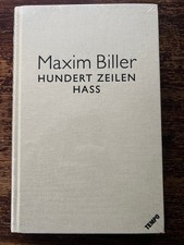 Maxim Biller Hundert Zeilen