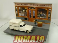DIO1 Voiture+ diorama 1/43 IXO : métiers de france Peugeot 203 Cube BOULANGERIE