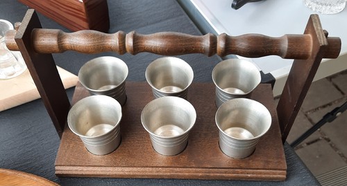 Zinn becher alt - alt, schnapsbecher
