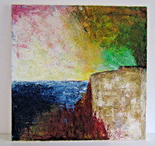 230608 Original BIld Gemälde ACRYL auf LEINWAND abstrakt UNIKAT 50 x 50 cm