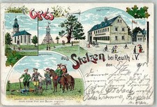 13630844 - 9801 Reuth Stelzen Kriegsgericht Aussichtsturm Gasthaus Nagler