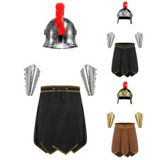 Männer Satz Krieger Kostüm