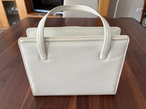 Elegante weiße handtasche aus - elegante,