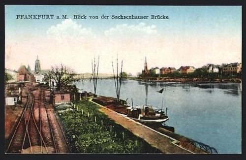 Ansichtskarte frankfurt m - frankfurt, a.