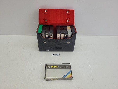 Kassettenbox 10x kassetten - +,