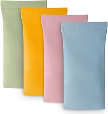 4 Stück Brillenetui Weich PU