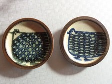 Keramikwandteller, modern, Atelierfertigung