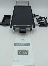 Elektro Grill 40 x 23 cm Plancha Barbecue Edelstahl LIVOO Dom174 2000W Schwarz