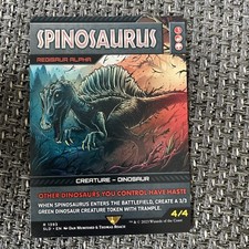 Spinosaurus Regisaur Alpha Magic The Gathering Secret Lair