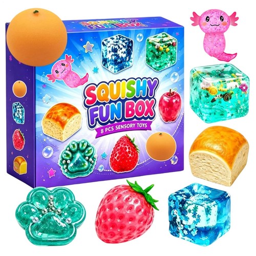 Teiliges squishy box - 8-teiliges,