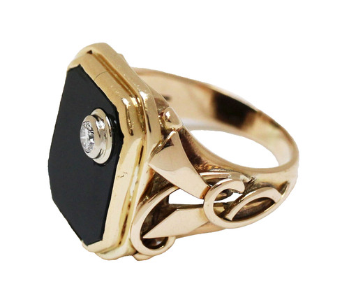 Herrenring karat 585 gold - herrenring, 14