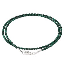 Malachit 2 mm Perlenkette