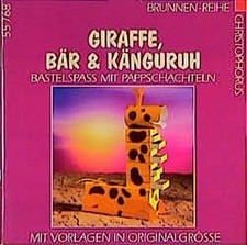 Giraffe, Bär und Känguruh