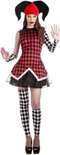 Harlekinkostüm Narren Clown