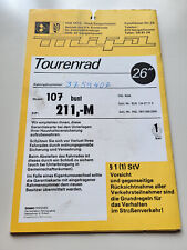 1x DDR Prospekt Garantieschein Mifa Fahrrad Rad Tourenrad Damen / Herren 26 Zoll