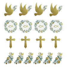 Konfetti Set 18 teilig Gold