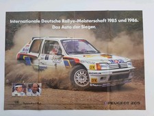 Rallye Poster Peugeot 205