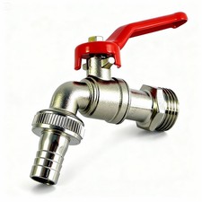 Wasserhahn Absperrhahn Kugelhahn 1/2" Auslaufhahn Gartenhahn 1/2 Zoll Hahn