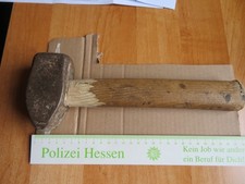 Alter Schmiedehammer 1320 Gramm schwer Hammer Schlosserhammer Schmied Werkzeug