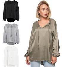 PM Selected Damen Bluse mit