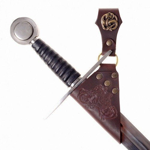 Wikinger schwerthalter mit - schwerthalter,