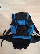 Traveller Outdoor Wanderrucksack Schwarz / Blau Touren Multifunktionsrucksack