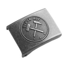 Koppelschloss Bergmann Bergbau Glück Auf - für 4,5 cm breite Koppelgürtel
