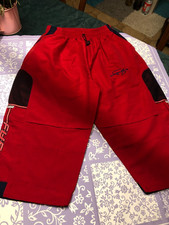 FUBU Herren Capri Bermuda Shorts Gr. L Schlupfhose rot ungetragen