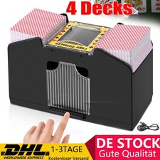 Mischmaschine Elektrische Kartenmischmaschine Automatische 4 Decks Kartenmischer