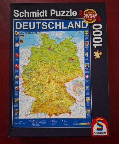 Puzzle deutschlandkarte 1000 - puzzle,
