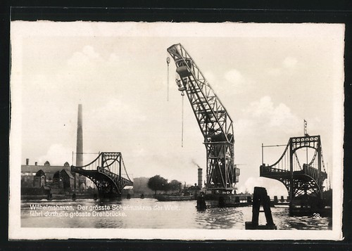 Wilhelmshaven größter - ak,