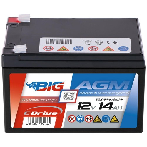 Big drive agm 12v - 12v, 14ah