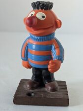 Sesame Street 11cm Ernie PVC Figure Pen Holder Heimo 1981 Vintage Paper Mate