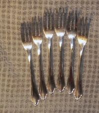 6 Kuchengabeln BSF Friederike 800er  Silber   Bremer Silber Fabrik