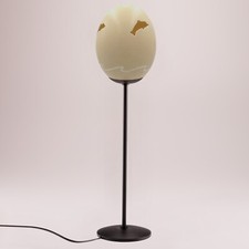 Tischlampe Straußenei "Wal"