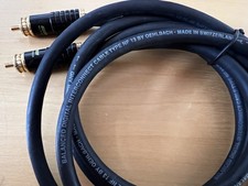 Oehlbach NF 13 Digital Balanced  Cinch Kabel RCA , 75 Ohm, Stereo , 1m 