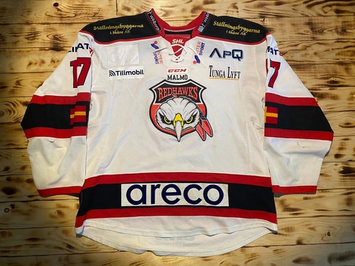 Game worn malmö redhawks - game,
