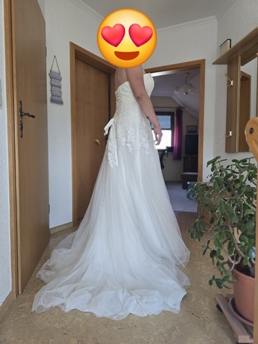 Brautkleid linie ivory - brautkleid,