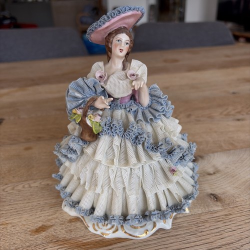 Porzellan figur tüll dresdner - porzellan,