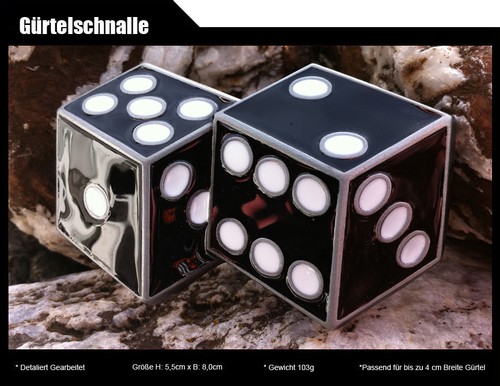 Gürtelschnalle black white - gürtelschnalle, &