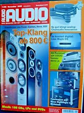 AUDIO 11/08,  DENON AVR 2809,YAMAHA RX V 1900,ELAC FS 609,THIEL CS 3.7,KEF IQ 70