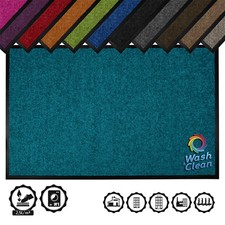 Fußmatte Wash & Clean rechteckig Uni Schmutzfangmatte In- und Outdor Fußabtreter