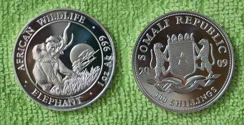 100 shillings silber somalia - silber,